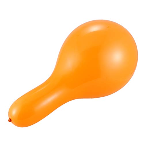 Vklopdsh 10 Metallic/Perlglanz Hochwertige Emulsionsballons (Dekoration/Geburtstag), (Orange) von Vklopdsh
