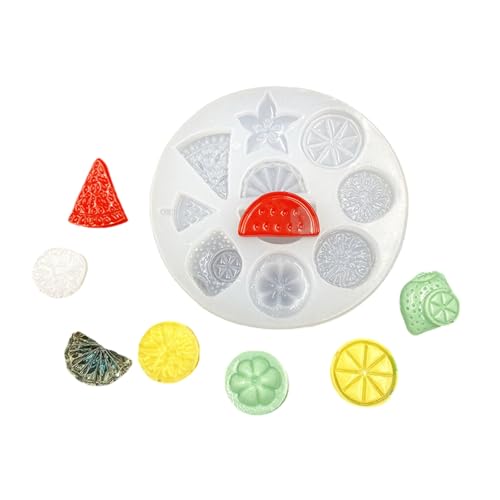 Harz-Silikonform für Schmuck, Obstform, Werkzeug, Ohrringformen, geeignet für die Herstellung von Ohrringen und Anhängern, realistische Obst-Anhängerform von VlHpnpe