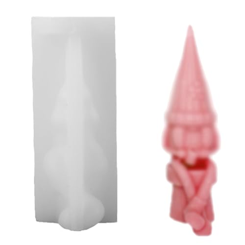 Zwerg-Silikonform, leicht zu lösen, wiederverwendbar, für Bastelarbeiten und Seifen, Textur zum Basteln, flexible Form von VlHpnpe