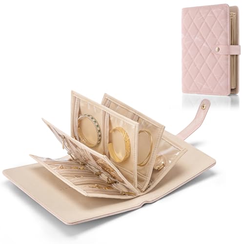Vlando Schmuckschatulle für Mädchen und Frauen, Reise-Schmuck-Organizer, tragbar, Schmuck-Aufbewahrungstasche für Edelsteine, Diamanten, Halsketten, Ringe, Ohrringe, Armbänder, Punk Vlando Schmuckschatulle für Mädchen und Frauen, Reise-Schmuck-Organizer, tragbar, Schmuck-Aufbewahrungstasche für Edelsteine, Diamanten, Halsketten, Ringe, Ohrringe, Armbänder, Punk von Vlando