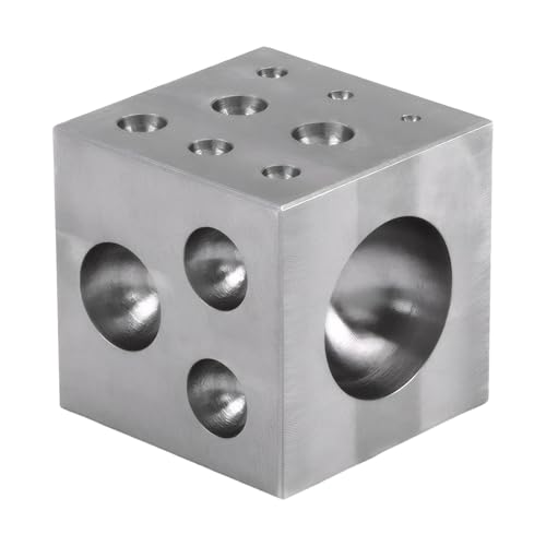 Vleant Schmuckherstellungs Dapping Block 5 x 5 cm 18-Loch für präzise Doming und Punch Arbeiten Verarbeitungswerkzeug Vleant Schmuckherstellungs Dapping Block 5 x 5 cm 18-Loch für präzise Doming und Punch Arbeiten Verarbeitungswerkzeug von Vleant
