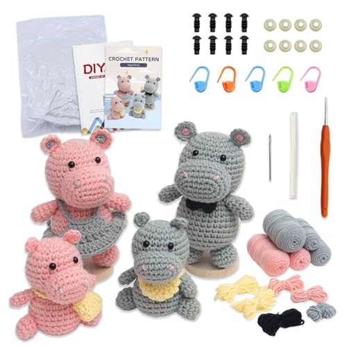 Vlecexs Häkelset für Anfänger, Häkelnadel-Set für Erwachsene und Kinder, Stricken Set für Geschenk Crochet Kit mit Video Anleitung Häkelnadel Garn DIY Häkel Zubehör Bastelset, Geschenk für Geburtstage Vlecexs Häkelset für Anfänger, Häkelnadel-Set für Erwachsene und Kinder, Stricken Set für Geschenk Crochet Kit mit Video Anleitung Häkelnadel Garn DIY Häkel Zubehör Bastelset, Geschenk für Geburtstage von Vlecexs