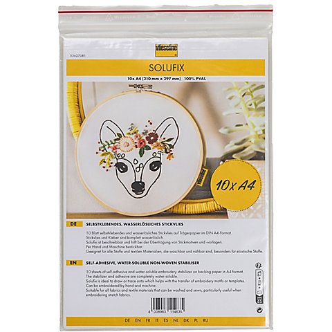 Vlieseline ® Solufix SB 10 Blatt DIN A4, weiß von Vlieseline