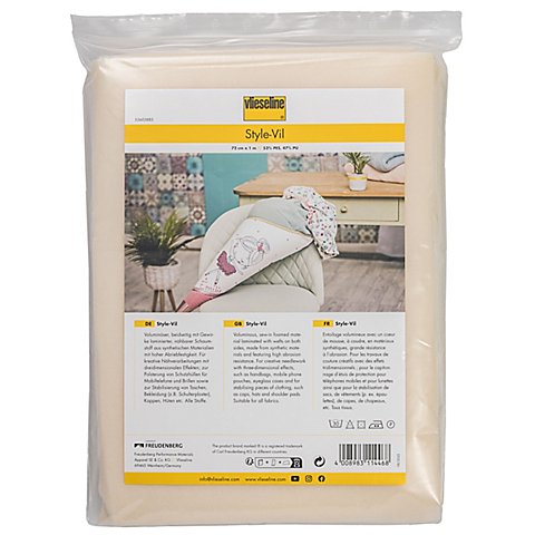 Vlieseline ® Style-Vil SB-Zuschnitt, natur, 100 x 72 cm von Vlieseline