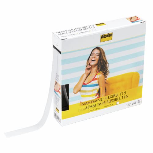 Vlieseline 231051 Nahtband, Plastic, Weiss, 50 Meter Länge x 15 mm Dicke Vlieseline 231051 Nahtband, Plastic, Weiss, 50 Meter Länge x 15 mm Dicke von Vlieseline
