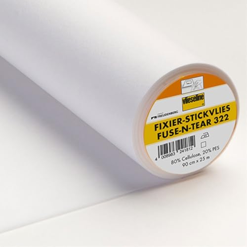 Vlieseline Fixier-Stickvlies 90 cm weiß, 1x0,9 m von Vlieseline