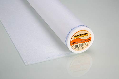 Vlieseline Stickvlies, näh- und ausreißbar, hilfreich als Unterlage für Applikationen, Stickerreien, individuelle Gestaltungsmöglichkeiten (0,90 m x 25 m) von Vlieseline
