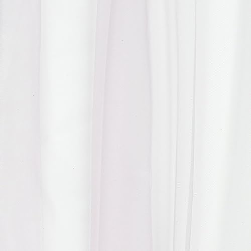 1m Organza Stoff zum Nähen Meterware Dekostoff Hauchzart Fein Durchsichtig | zum Dekorieren Basteln 150cm breit | leichter Glanz Stoffe für Gardine Vorhänge Tischdecken Deko Schals (013 Hell Lilac) von VmG-Store