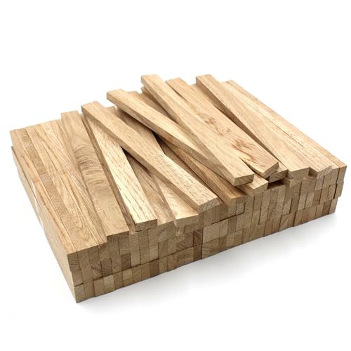 40x Holzleiste 22x10x250mm Eiche lose Bastelklötzchen zum Basteln Bastelstäbe (Eiche 22x10x250mm) von VmG-Store