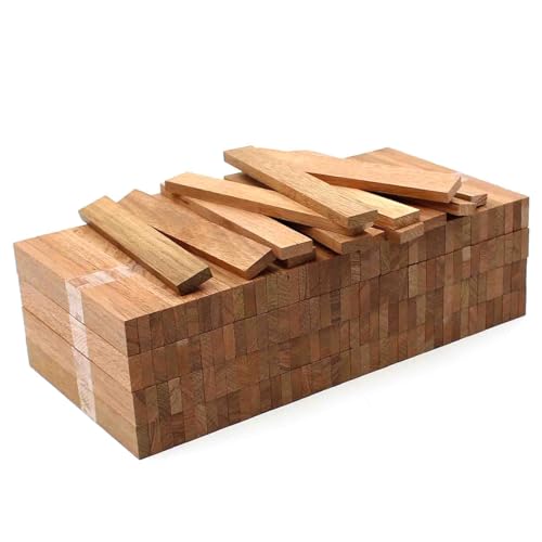80x Holzleiste 22x8x160mm Eiche lose Bastelklötzchen zum Basteln Bastelstäbe (Limbali 22x8mm) von VmG-Store