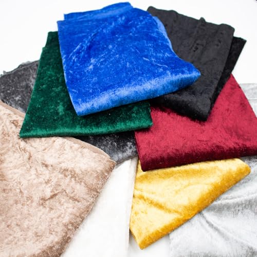 Stoffreste Paket Kiloware zum Nähen Jerseystoff Baumwolljersey Baumwolle Waffelpique Bündchenstoff Kinder (1,0kg Samt) von VmG-Store