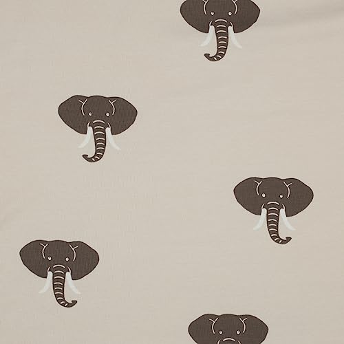 VmG-Store 1m Jerseystoff zum Nähen Baumwolljersey Nähstoff KEINE Meterware Kinderstoff (Elefant JB010) von VmG-Store