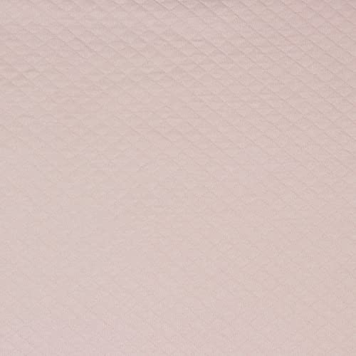 VmG-Store Rauten Jersey Steppstoff Optik Meterware zum Nähen Baumwolljersey Kinderkleidung (008 I Rosa (Meterware)) von VmG-Store