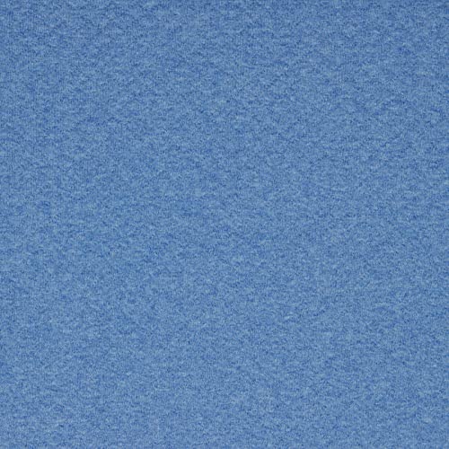 VmG-Store Rauten Jersey Steppstoff Optik Meterware zum Nähen Baumwolljersey Kinderkleidung (019 I Blau Meliert (Meterware)) von VmG-Store