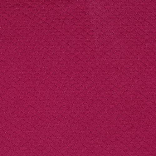 VmG-Store Rauten Jersey Steppstoff Optik Meterware zum Nähen Baumwolljersey Kinderkleidung (022 I Cerise (Meterware)) von VmG-Store