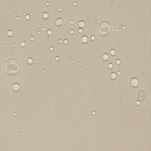 VmG-Store Wasserdichter Markisenstoff Polyesterstoff 147cm Breite Outdoor Stoff aus Polyester für Markise Polster Vorhang formstabil reißfest wasserabweisend (007 Beige, 1m) von VmG-Store