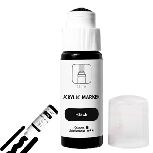 Vmiorzq Acryl-Marker-Stift, Pinselmalstifte zum Malen, wasserfest, 60 ml, Graffiti-Stifte, Graffiti-Mop, zum Taggen, Zeichnen, Malen auf Metall, Glas, Holz Vmiorzq Acryl-Marker-Stift, Pinselmalstifte zum Malen, wasserfest, 60 ml, Graffiti-Stifte, Graffiti-Mop, zum Taggen, Zeichnen, Malen auf Metall, Glas, Holz von Vmiorzq