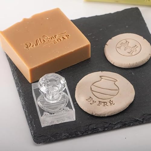 Personalisierte Seifenstempel, personalisierte Acrylstempel für Seife für Ton, jedes Muster kann angepasst werden, Geschenke für handgefertigte Seifenliebhaber. Personalisierte Seifenstempel, personalisierte Acrylstempel für Seife für Ton, jedes Muster kann angepasst werden, Geschenke für handgefertigte Seifenliebhaber. von Vniqloo