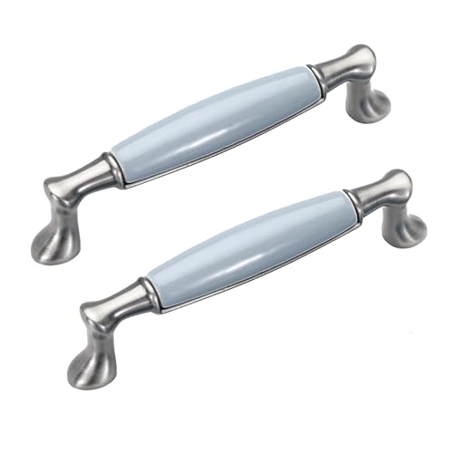 2 Stück Möbelgriffe, Vintage Keramik Küchengriffe Schrankgriffe, Lochabstand 96-160mm Bogengriff for Schubladen und andere Schränke zu Hause(160mm) von Vnook