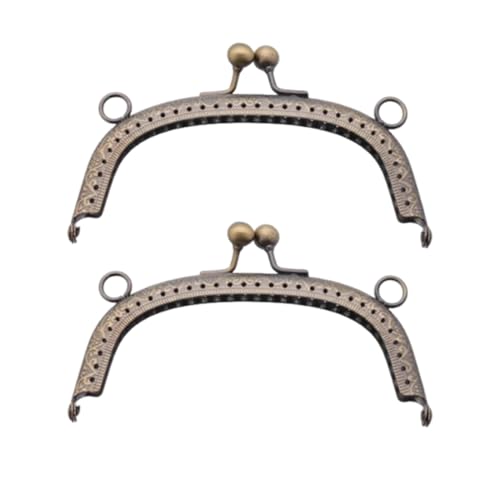 Vnook Metall-Geldbörsenrahmen, Handtaschenverschluss, Bogenschloss for DIY-Handtaschen-Bastelgriff(12.5cm) von Vnook