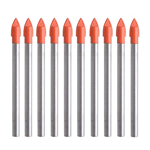 Voarge 10-teiliges Bohrersets mit 6 mm professionellen Porzellanbohrern, Fliesenbohrer und Glas für Keramik, Fliesen, Stein, Glas und Spiegel, 10 Stück Voarge 10-teiliges Bohrersets mit 6 mm professionellen Porzellanbohrern, Fliesenbohrer und Glas für Keramik, Fliesen, Stein, Glas und Spiegel, 10 Stück von Voarge