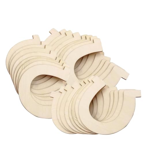 Voarge 24pcs Holzscheiben Scheiben Form unvollendete für Basteln, Handwerk, DIY Dekoration Voarge 24pcs Holzscheiben Scheiben Form unvollendete für Basteln, Handwerk, DIY Dekoration von Voarge