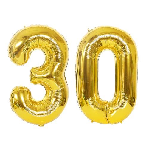 Voarge Geburtstag, Luftballons, Dekoration, Geburtstag, Party, Ballon, Dekoration für Geburtstag, Party, Goldballon (30. Jahre) von Voarge