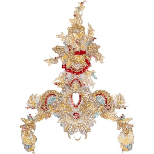 Pailletten-Stickerei-aufnäher, Glitzernde Perlen, Glitzer-Applikation Zum Nähen Von Kleidung, Kleidern, Hosen, Dekoration Pailletten-Stickerei-aufnäher, Glitzernde Perlen, Glitzer-Applikation Zum Nähen Von Kleidung, Kleidern, Hosen, Dekoration von Vobumix
