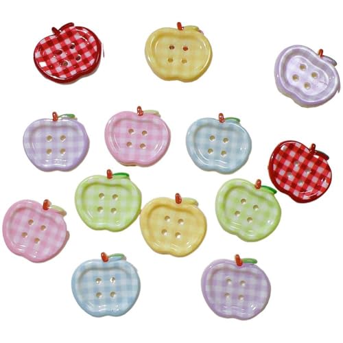 Vobumix Kleidung-harzknöpfe, 50 Stück, Süße Äpfel, Knöpfe, 4 Löcher, Kleine Nähen, Dekorative Knöpfe, Perlen, Charms Für DIY-schmuck, Basteln Vobumix Kleidung-harzknöpfe, 50 Stück, Süße Äpfel, Knöpfe, 4 Löcher, Kleine Nähen, Dekorative Knöpfe, Perlen, Charms Für DIY-schmuck, Basteln von Vobumix