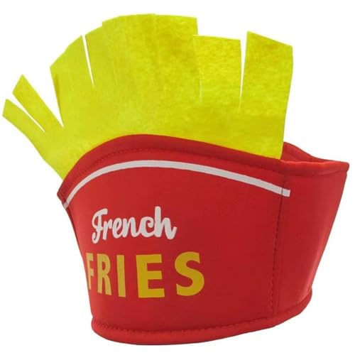 Vobumix Neuheit Essen Hut, Pommes Frites Cosplay Kappe, Lustige Pommes Form Hut Weiche Stoff Kostüm Zubehör Hut Für Halloween Kostüm Prop Vobumix Neuheit Essen Hut, Pommes Frites Cosplay Kappe, Lustige Pommes Form Hut Weiche Stoff Kostüm Zubehör Hut Für Halloween Kostüm Prop von Vobumix