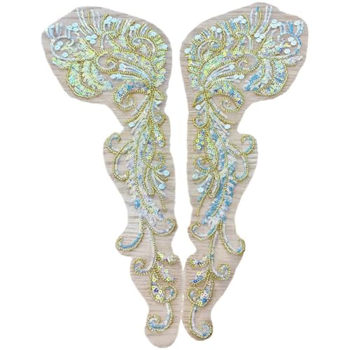 Vobumix Pailletten-perlen-Patch, Glitzer-Stickerei, Aufnäher, Bastel-Applikation Für Kleidung, Jacken, Handtaschen, Schuhe, DIY-Dekoration Vobumix Pailletten-perlen-Patch, Glitzer-Stickerei, Aufnäher, Bastel-Applikation Für Kleidung, Jacken, Handtaschen, Schuhe, DIY-Dekoration von Vobumix