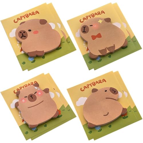 Vobumix Selbstklebende Notizzettel, 8 Stück, Niedliche Capybara-postnotizen, Tiernotizen, Cartoon-nachrichtennotizen, Erinnerungsnotizen Für Kinder, Notizblöcke, Büro-memonotizen Vobumix Selbstklebende Notizzettel, 8 Stück, Niedliche Capybara-postnotizen, Tiernotizen, Cartoon-nachrichtennotizen, Erinnerungsnotizen Für Kinder, Notizblöcke, Büro-memonotizen von Vobumix