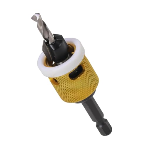 Vocdikficy 1/8 X 3/8 Senkbohrer mit Hartmetallspitze und Reibungsarmem Tiefenstopp, 1/4 Senkbohrer mit Sechskantschaft Vocdikficy 1/8 X 3/8 Senkbohrer mit Hartmetallspitze und Reibungsarmem Tiefenstopp, 1/4 Senkbohrer mit Sechskantschaft von Vocdikficy