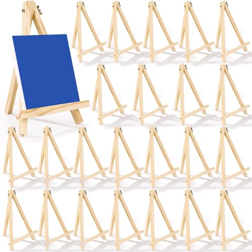 Vocdikficy 24er-Pack 9-Staffeleien Aus zum Bemalen Von Leinwand, Kunst, Stativ, Staffelei für Malpartys, Tischstaffelei für Kinder und Schüler zum Malen. Einfach zu Installieren und zu Verwe Vocdikficy 24er-Pack 9-Staffeleien Aus zum Bemalen Von Leinwand, Kunst, Stativ, Staffelei für Malpartys, Tischstaffelei für Kinder und Schüler zum Malen. Einfach zu Installieren und zu Verwe von Vocdikficy