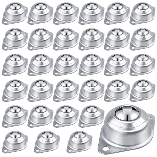 Vocdikficy 30-Teiliges Kugelrollenlager, 1/2-Kugelrollen Aus Kohlenstoffstahl, Montierte Runde Kugelrolleneinheit für Förderband Vocdikficy 30-Teiliges Kugelrollenlager, 1/2-Kugelrollen Aus Kohlenstoffstahl, Montierte Runde Kugelrolleneinheit für Förderband von Vocdikficy