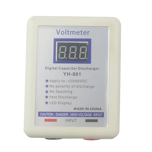 Vocdikficy 800V Digitales Kondensatorspannungsprüfgerät Schnelle Entladung Hochspannungsentladungswerkzeug Elektronikreparatur Anzeigewartung B Vocdikficy 800V Digitales Kondensatorspannungsprüfgerät Schnelle Entladung Hochspannungsentladungswerkzeug Elektronikreparatur Anzeigewartung B von Vocdikficy
