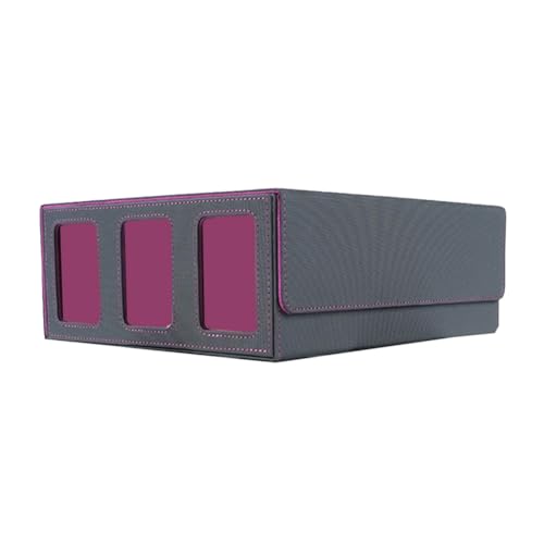 Vocdikficy Aufbewahrungsbox für Sammelkarten mit Sichtfenster Magnetverschluss Kartenhalter für Magic Spielkarten Lila Vocdikficy Aufbewahrungsbox für Sammelkarten mit Sichtfenster Magnetverschluss Kartenhalter für Magic Spielkarten Lila von Vocdikficy