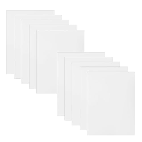 Vocdikficy Bedruckbare Magnetfolien, 8,5 X 11, 10er-Pack Glänzendes Magnetdruckerpapier für Tintenstrahldrucker, Magnetdruckerpapier für Den Kühlschrank von Vocdikficy