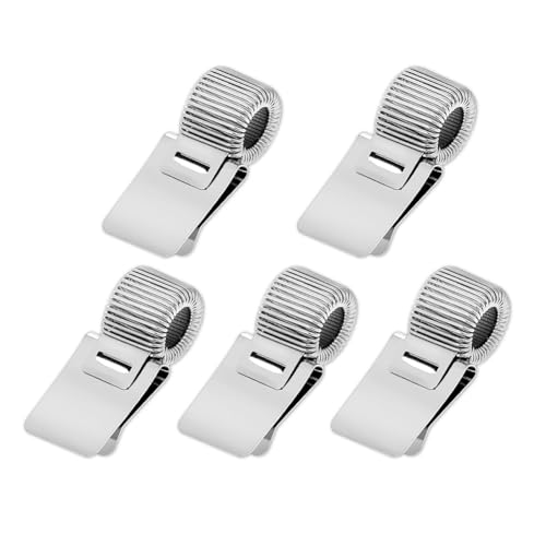Vocdikficy Bleistiftclip für Schutzhelme, Universell Verstellbarer Klemmbrett-Bleistifthalter, Clip-Halter, Clip-Organizer für Notizbücher, Silber Vocdikficy Bleistiftclip für Schutzhelme, Universell Verstellbarer Klemmbrett-Bleistifthalter, Clip-Halter, Clip-Organizer für Notizbücher, Silber von Vocdikficy