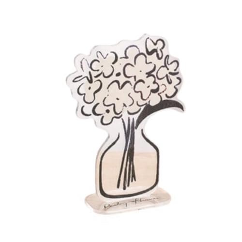 Vocdikficy Blumenornament, Notizclip, Erweiterter Dunkler Wind, Praktischer Ordner, Datei, Nachricht, Foto, Nachricht, Ornament D von Vocdikficy