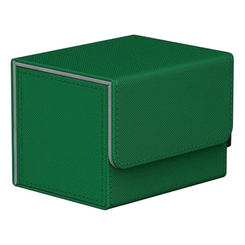 Vocdikficy Über 100 Sammelkarten-Deckboxen, Sammelkartenspielzeug mit Magnetverschluss, Spielkarten-Aufbewahrung, Spielkarten-Etui, Schutz, Grün Vocdikficy Über 100 Sammelkarten-Deckboxen, Sammelkartenspielzeug mit Magnetverschluss, Spielkarten-Aufbewahrung, Spielkarten-Etui, Schutz, Grün von Vocdikficy