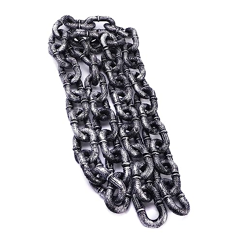 Vocoliday 1m Lange Halloween-Kette, Gliederkette, Kunststoff-Ketten, Requisiten für Halloween-Kostüm, Party-Dekoration Vocoliday 1m Lange Halloween-Kette, Gliederkette, Kunststoff-Ketten, Requisiten für Halloween-Kostüm, Party-Dekoration von Vocoliday