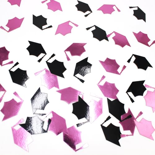 Vofrise Rosa Abschlusskonfetti 2025 Congrats Grade Caps Konfetti für Abschlussdekorationen Klasse 2025 Rosa und Schwarz Mädchen Grad Party Supplies 200 Stück Vofrise Rosa Abschlusskonfetti 2025 Congrats Grade Caps Konfetti für Abschlussdekorationen Klasse 2025 Rosa und Schwarz Mädchen Grad Party Supplies 200 Stück von Vofrise