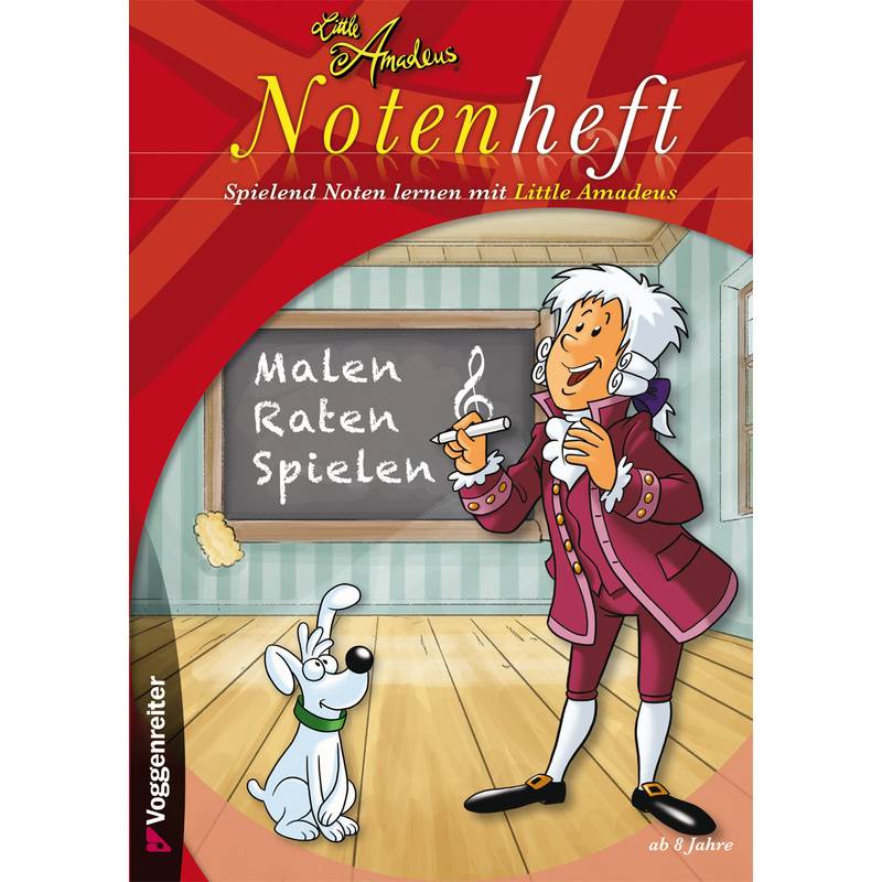 Little Amadeus Notenheft (Blanko-Notenheft), Geheftet von Voggenreiter
