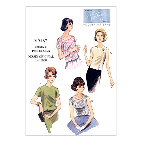 Vogue Patterns 9187 E5, Damenoberteil, Größen 40-48 Vogue Patterns 9187 E5, Damenoberteil, Größen 40-48 von Vogue Patterns