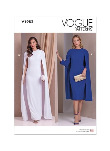 VOGUE PATTERNS V1982B5 Damenkleider B5 (36-38-40-42) von Vogue Patterns