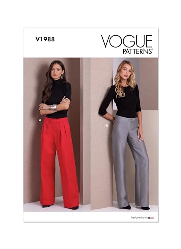 VOGUE PATTERNS V1988H5 Damenhose H5 (34-36-38-40) von Vogue Patterns