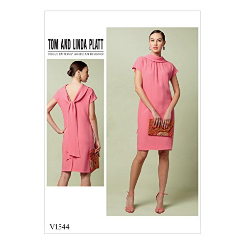 Vogue Mustern Schnittmuster Enganliegendes Kleid, Mehrfarbig, Größen 14–22 von Butterick