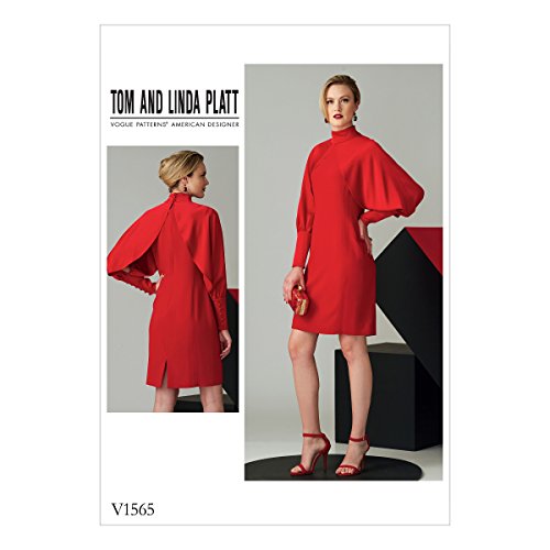 Vogue Patterns Damenkleid, Taschentuch, mehrfarbig, 20 x 0,5 x 25 cm von Vogue Patterns