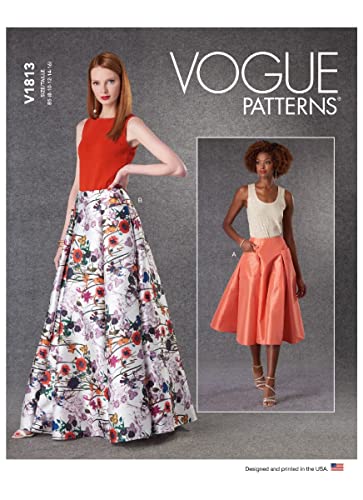 Vogue Patterns V1813B5 Damenrock/Hose B5 (36-38-40-42), Papier von Vogue Patterns